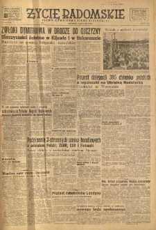 Życie Radomskie, 1949, nr 184