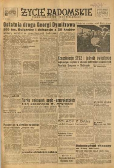 Życie Radomskie, 1949, nr 189