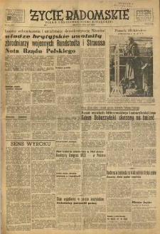 Życie Radomskie, 1949, nr 190