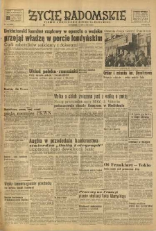 Życie Radomskie, 1949, nr 191