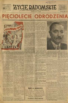 Życie Radomskie, 1949, nr 199