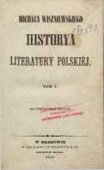 Historya literatury polskiej T. 5