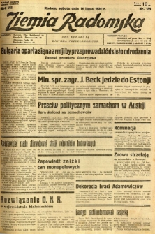 Ziemia Radomska, 1934, R. 7, nr 158