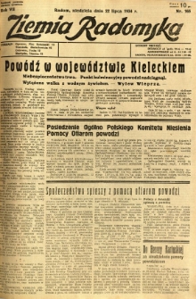 Ziemia Radomska, 1934, R. 7, nr 165