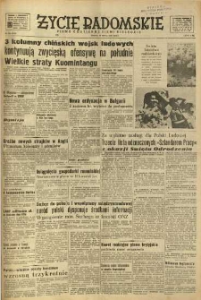 Życie Radomskie, 1949, nr 204