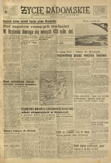 Życie Radomskie, 1949, nr 206