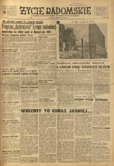 Życie Radomskie, 1949, nr 210