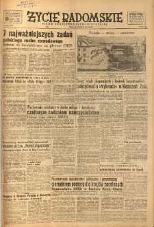 Życie Radomskie, 1949, nr 225
