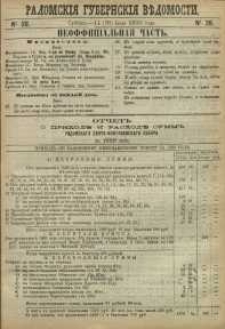 Radomskiâ Gubernskiâ Vĕdomosti, 1890, nr 28, čast́ neofficìal ́naâ