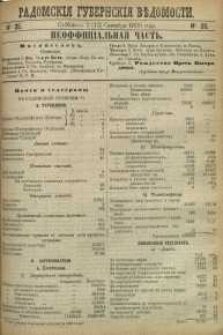 Radomskiâ Gubernskiâ Vĕdomosti, 1890, nr 35, čast́ neofficìal ́naâ