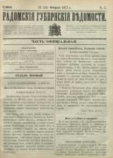 Radomskiâ Gubernskiâ Vĕdomosti,1877, nr 7