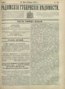 Radomskiâ Gubernskiâ Vĕdomosti,1877, nr 22