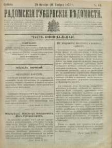 Radomskiâ Gubernskiâ Vĕdomosti,1877, nr 44