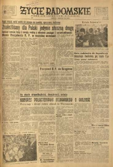 Życie Radomskie, 1949, nr 242