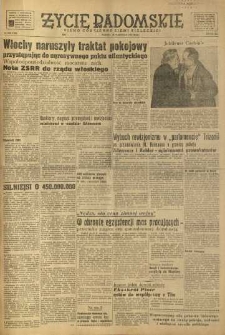 Życie Radomskie, 1949, nr 263