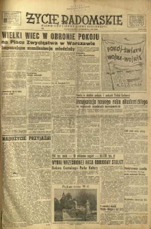 Życie Radomskie, 1949, nr 272