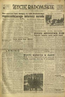 Życie Radomskie, 1949, nr 281