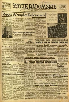 Życie Radomskie, 1950, nr 25