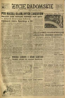 Życie Radomskie, 1949, nr 284