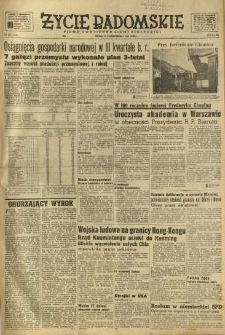 Życie Radomskie, 1949, nr 288
