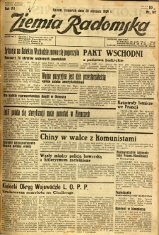 Ziemia Radomska, 1934, R. 7, nr 197