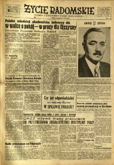 Życie Radomskie, 1950, nr 107