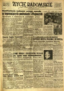 Życie Radomskie, 1950, nr 118