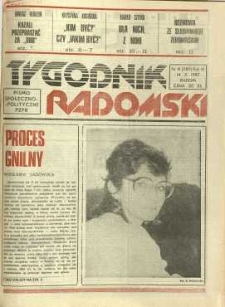 Tygodnik Radomski, 1987, R. 6, nr 41