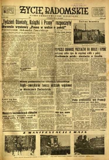 Życie Radomskie, 1950, nr 122