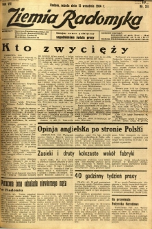 Ziemia Radomska, 1934, R. 7, nr 211