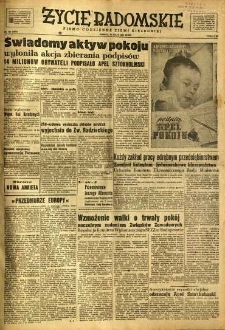 Życie Radomskie, 1950, nr 145