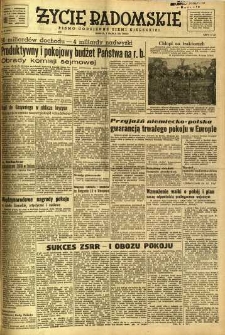Życie Radomskie, 1951, nr 62