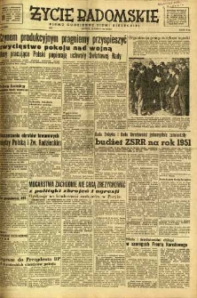 Życie Radomskie, 1951, nr 72