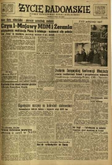 Życie Radomskie, 1951, nr 87