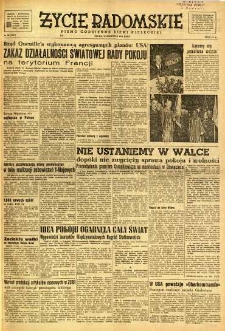 Życie Radomskie, 1951, nr 99