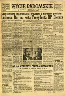 Życie Radomskie, 1951, nr 112