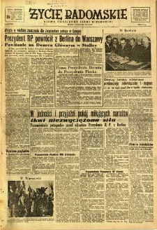 Życie Radomskie, 1951, nr 115