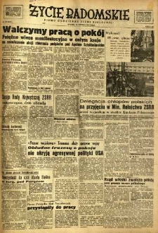 Życie Radomskie, 1950, nr 161