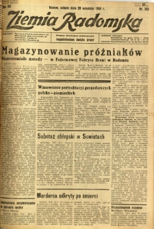 Ziemia Radomska, 1934, R. 7, nr 223