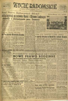 Życie Radomskie, 1950, nr 177