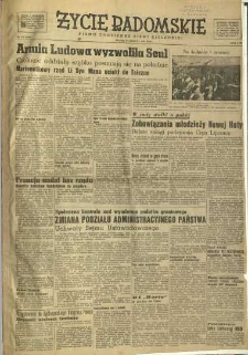 Życie Radomskie, 1950, nr 178