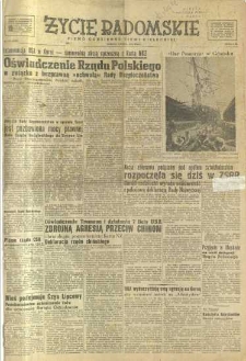 Życie Radomskie, 1950, nr 179
