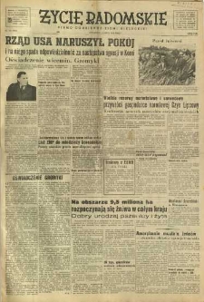 Życie Radomskie, 1950, nr 184