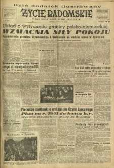 Życie Radomskie, 1950, nr 187