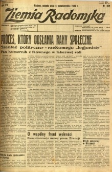 Ziemia Radomska, 1934, R. 7, nr 229