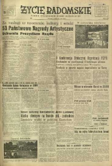 Życie Radomskie, 1950, nr 209