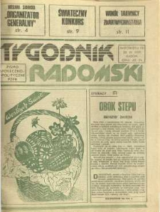 Tygodnik Radomski, 1989, R. 8, nr 12