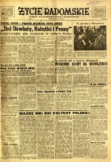 Życie Radomskie, 1951, nr 122
