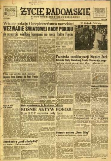 Życie Radomskie, 1951, nr 127