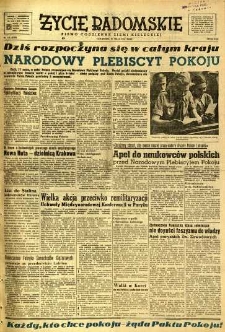 Życie Radomskie, 1951, nr 135